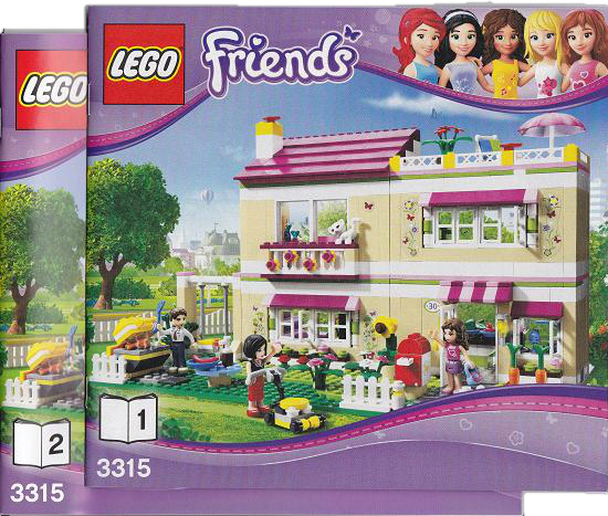 Instructions for LEGO (Instructions) for Set 3315 Olivia's House  3315-1