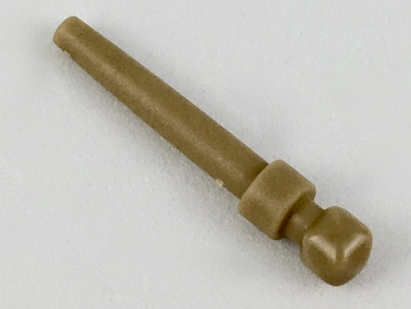 Display of LEGO part no. 36752a Minifigure, Utensil Wand  which is a Dark Tan Minifigure, Utensil Wand 