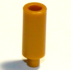 Display of LEGO part no. 37762 Minifigure, Utensil Candle  which is a Pearl Gold Minifigure, Utensil Candle 
