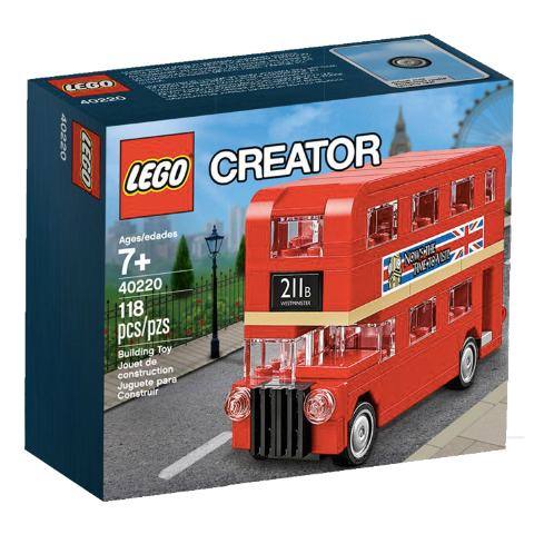 Box art for LEGO Creator Mini London Bus 40220