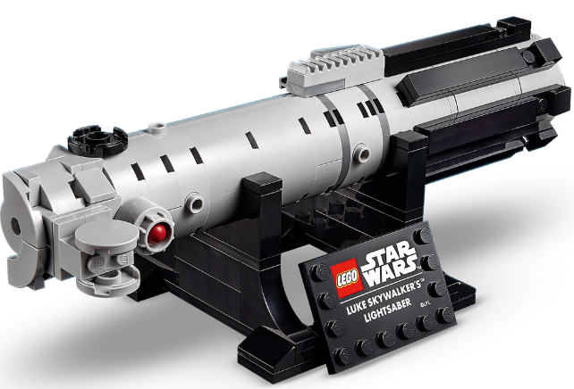 Display for LEGO Star Wars Luke Skywalker's Lightsaber 40483