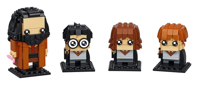 Display for LEGO BrickHeadz Harry, Hermione, Ron & Hagrid 40495