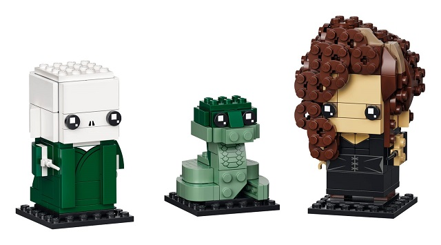 Display for LEGO BrickHeadz Voldemort, Nagini & Bellatrix 40496