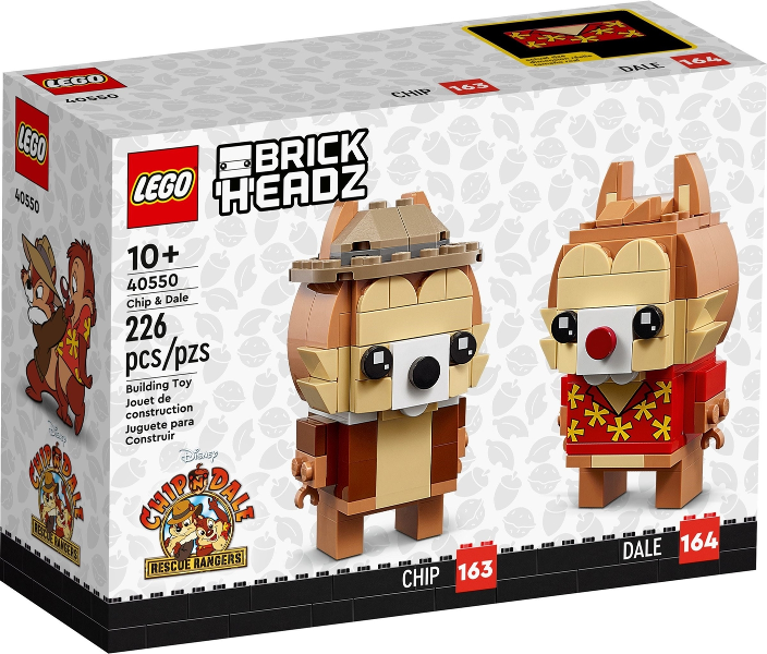 Box art for LEGO BrickHeadz Chip & Dale 40550