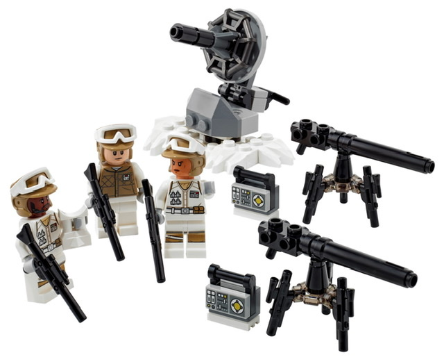 Display for LEGO Star Wars Defense of Hoth blister pack 40557