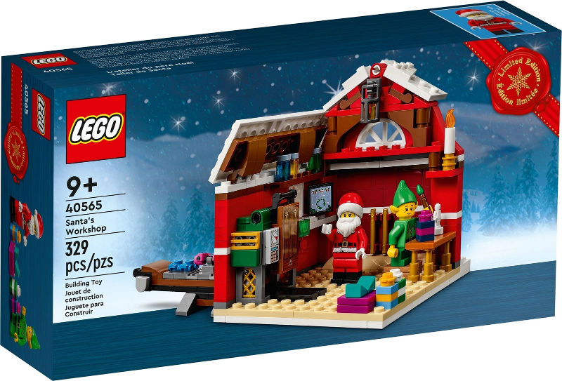 Box art for LEGO Holiday & Event Santa's Workshop 40565