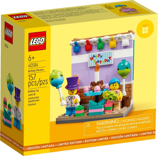 Box art for LEGO Holiday & Event Birthday Diorama 40584