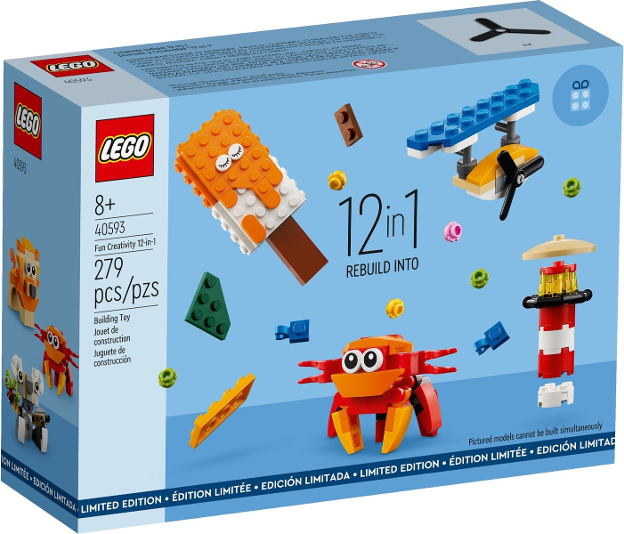 Box art for LEGO Promotional Fun Creativity 12-in-1 40593