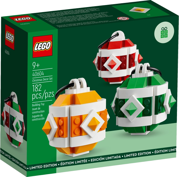 Box art for LEGO Holiday & Event Christmas Decor Set 40604