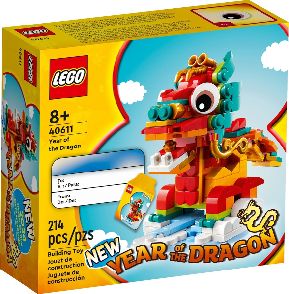 Box art for LEGO Holiday & Event Year of the Dragon 40611