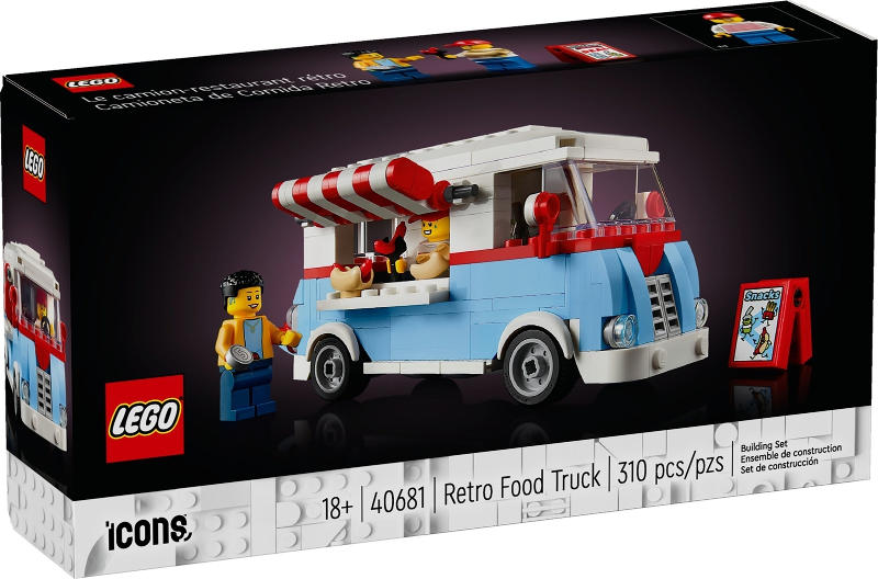 Box art for LEGO Promotional Retro Food Truck 40681