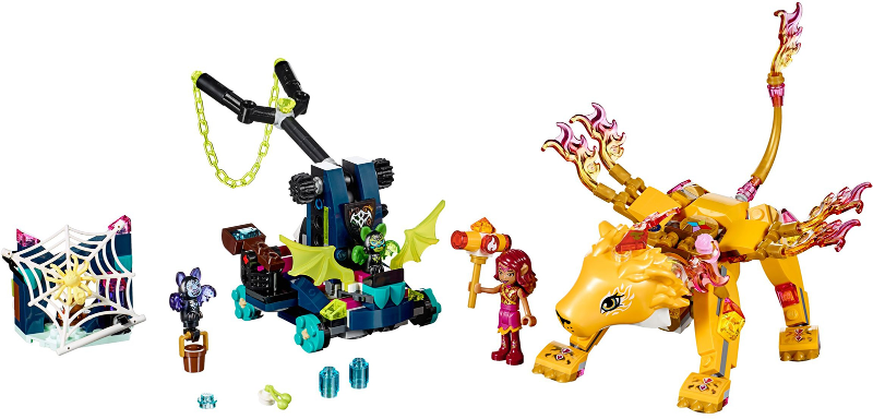 Display for LEGO Elves Azari & the Fire Lion Capture 41192