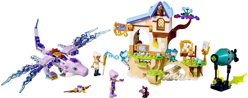Display for LEGO Elves Aira & the Song of the Wind Dragon 41193