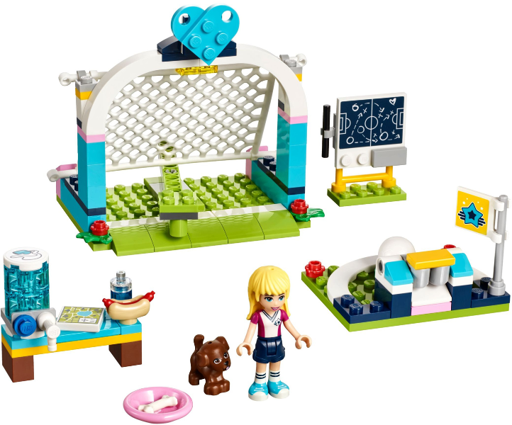 Display for LEGO Friends Stephanie's Soccer Practice 41330