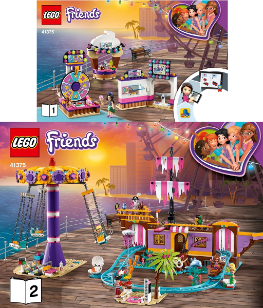 Instructions for LEGO (Instructions) for Set 41375 Heartlake City Amusement Pier  41375-1