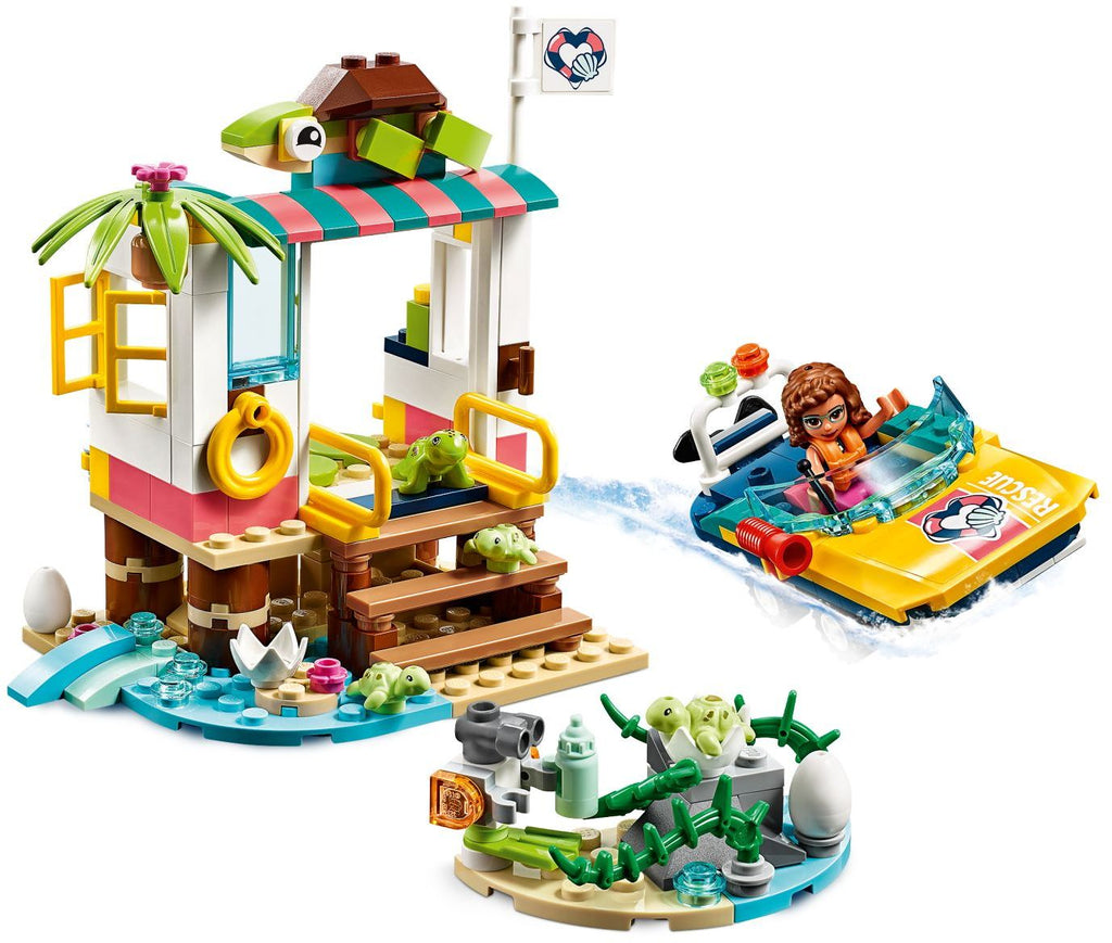 Display for LEGO Friends Turtles Rescue Mission 41376