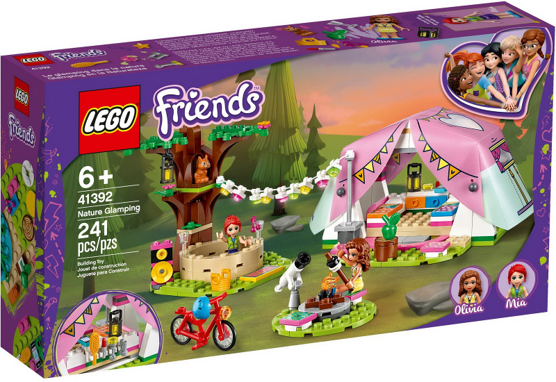 Box art for LEGO Friends Nature Glamping 41392