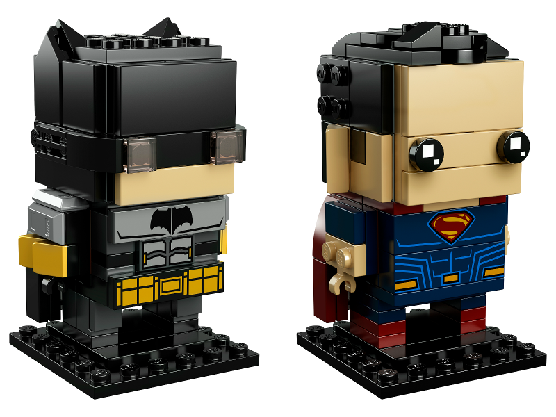Display for LEGO BrickHeadz Tactical Batman & Superman 41610