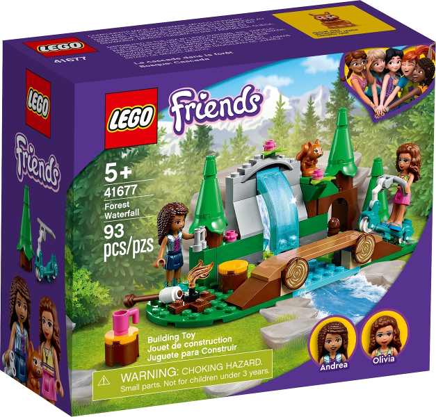 Box art for LEGO Friends Forest Waterfall 41677