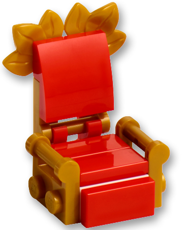 Box art for LEGO Holiday & Event Advent Calendar 2022, Friends (Day 23), Santa's Chair 41706-24
