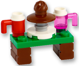 Box art for LEGO Holiday & Event Advent Calendar 2022, Friends (Day  8), Hot Chocolate Table 41706-9