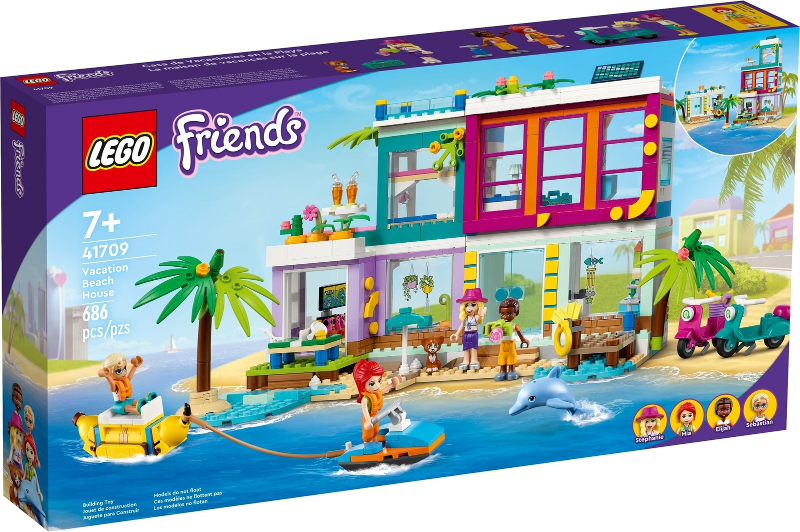 Box art for LEGO Friends Vacation Beach House 41709