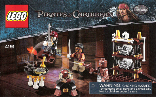 Instructions for LEGO (Instructions) for Set 4191 The Captain's Cabin  4191-1