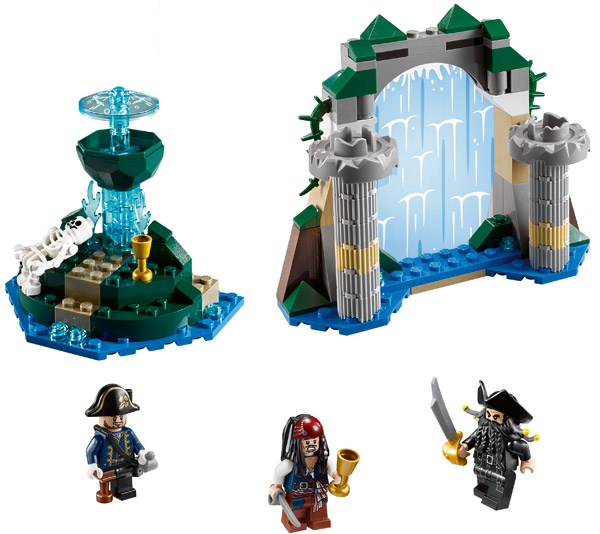 Display for LEGO Pirates of the Caribbean Fountain of Youth 4192