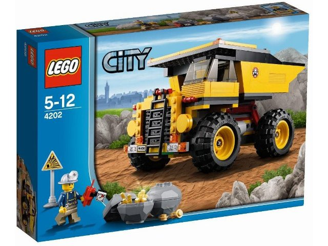 Box art for LEGO City Mining Truck 4202