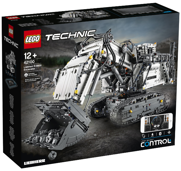Box art for LEGO Technic Liebherr R 9800 42100