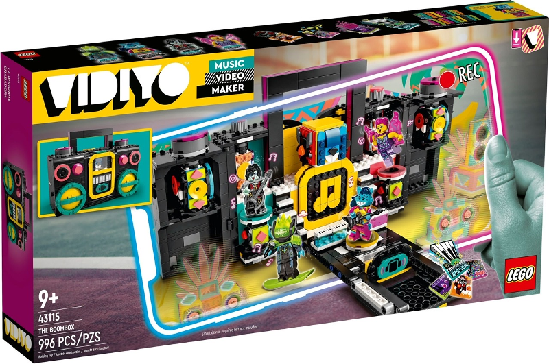 Box art for LEGO Vidiyo The Boombox 43115