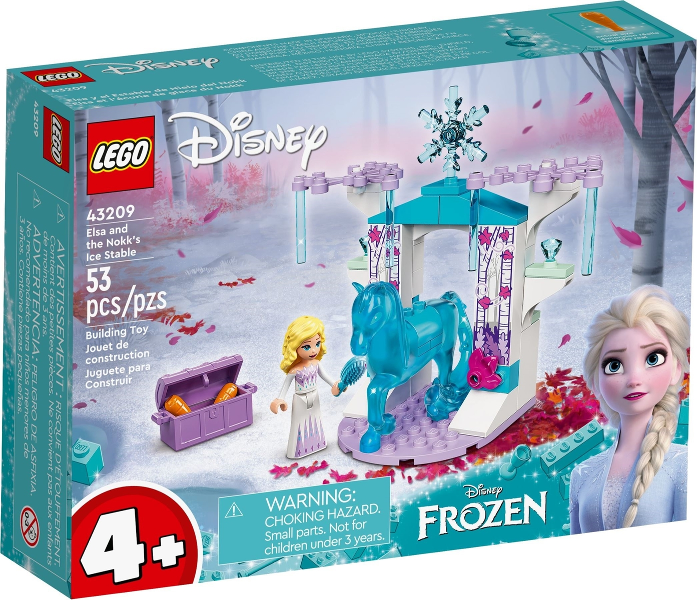 Box art for LEGO Disney Elsa and the Nokk's Ice Stable 43209
