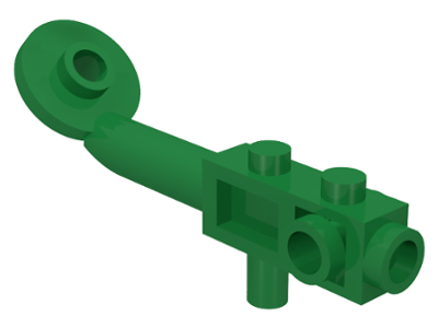 Display of LEGO part no. 4479 Minifigure, Utensil Metal Detector, Stud on Search Head  which is a Green Minifigure, Utensil Metal Detector, Stud on Search Head 