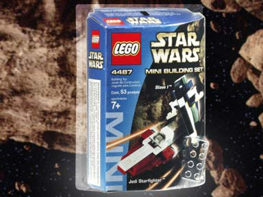 Box art for LEGO Star Wars Jedi Starfighter & Slave I, Mini 4487
