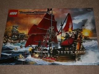 Display for LEGO Pirates of the Caribbean Poster, Queen Anne's Revenge 