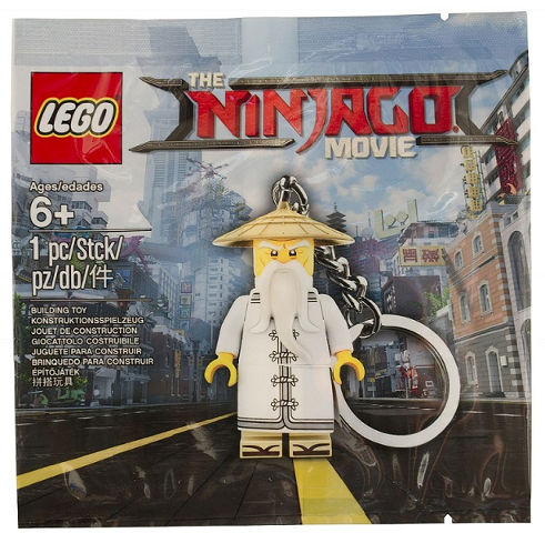 Display for LEGO Ninjago Master Wu Key Chain polybag 