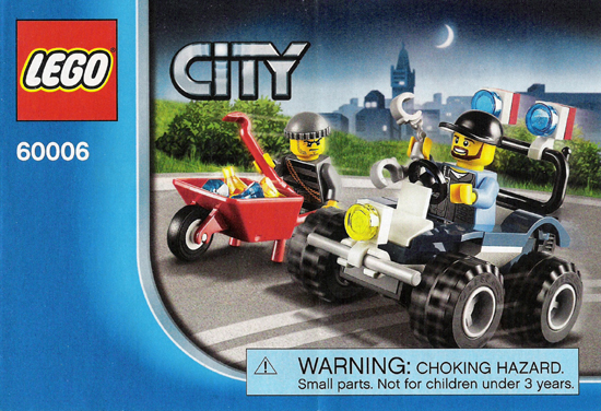 Instructions for LEGO (Instructions) for Set 60006 Police ATV  60006-1