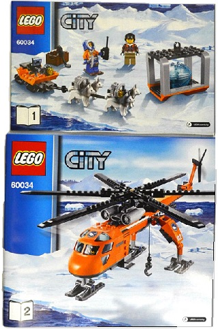 Instructions for LEGO (Instructions) for Set 60034 Arctic Helicrane  60034-1