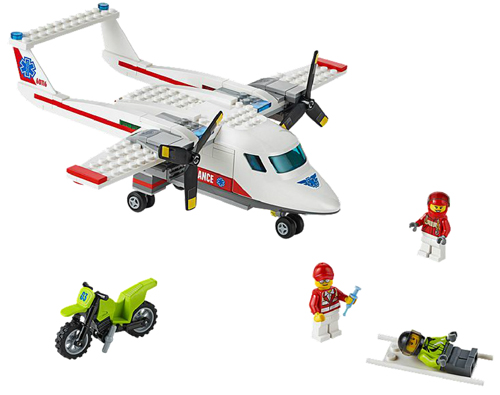 Display for LEGO City Ambulance Plane 60116
