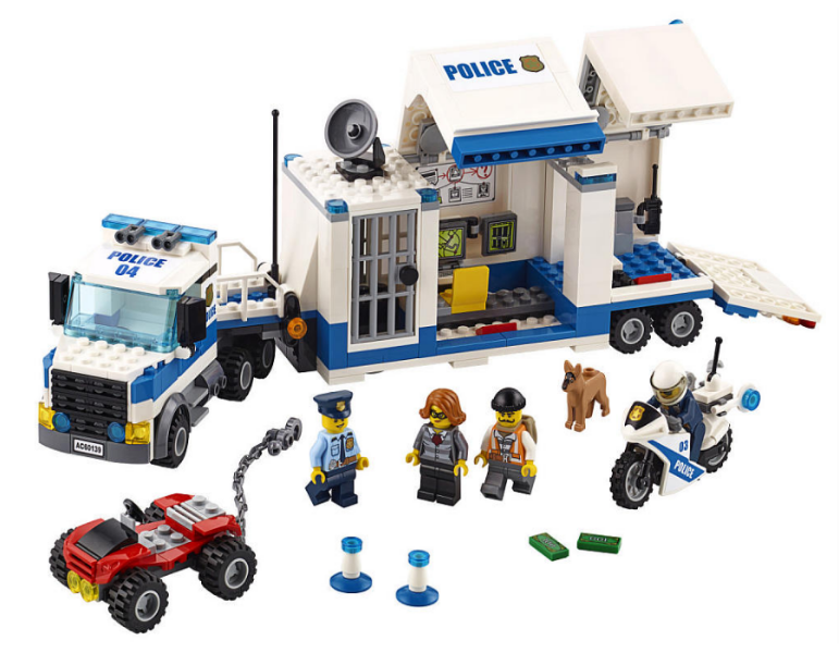 Display for LEGO City Mobile Command Center 60139