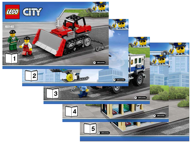 Instructions for LEGO (Instructions) for Set 60140 Bulldozer Break-in  60140-1