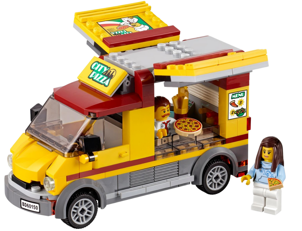 Display of LEGO City Pizza Van 60150