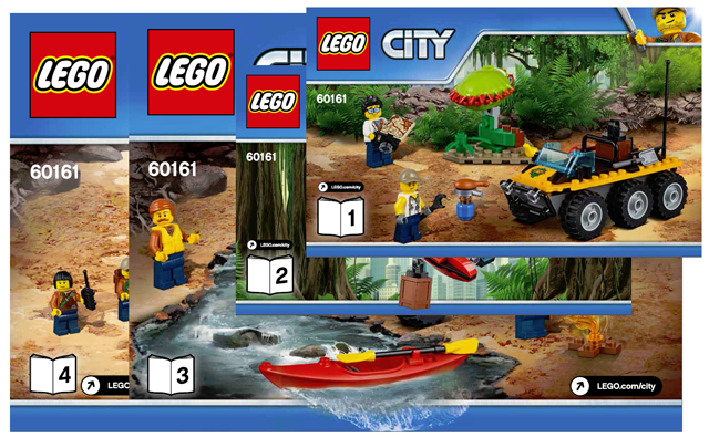 Instructions for LEGO (Instructions) for Set 60161 Jungle Exploration Site  60161-1