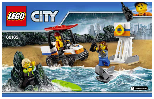 Instructions for LEGO (Instructions) for Set 60163 Coast Guard Starter Set  60163-1