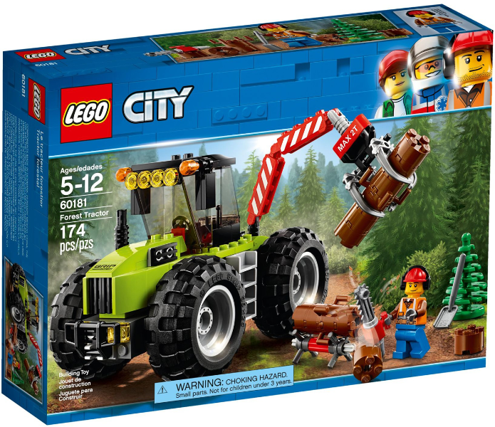 Box art for LEGO City Forest Tractor 60181