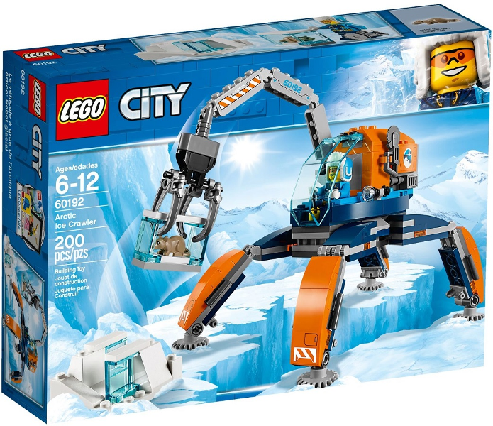 Box art for LEGO City Arctic Ice Crawler 60192