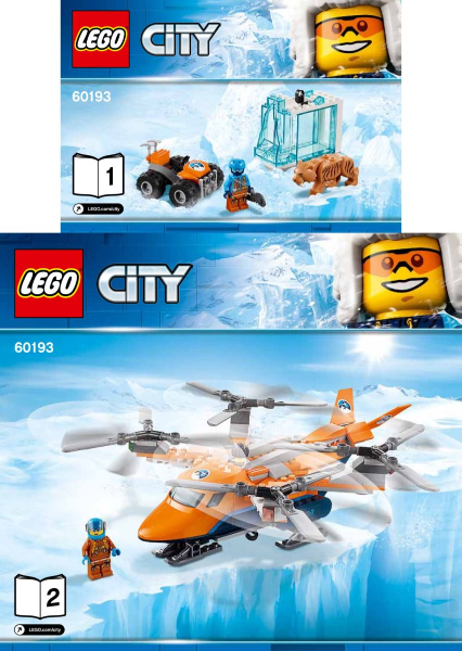 Instructions for LEGO (Instructions) for Set 60193 Arctic Air Transport  60193-1