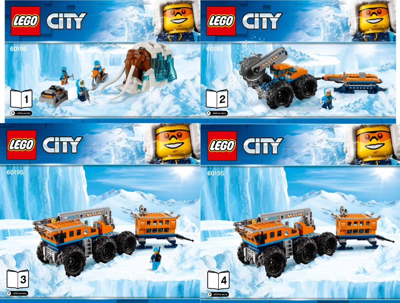 Instructions for LEGO (Instructions) for Set 60195 Arctic Mobile Exploration Base  60195-1