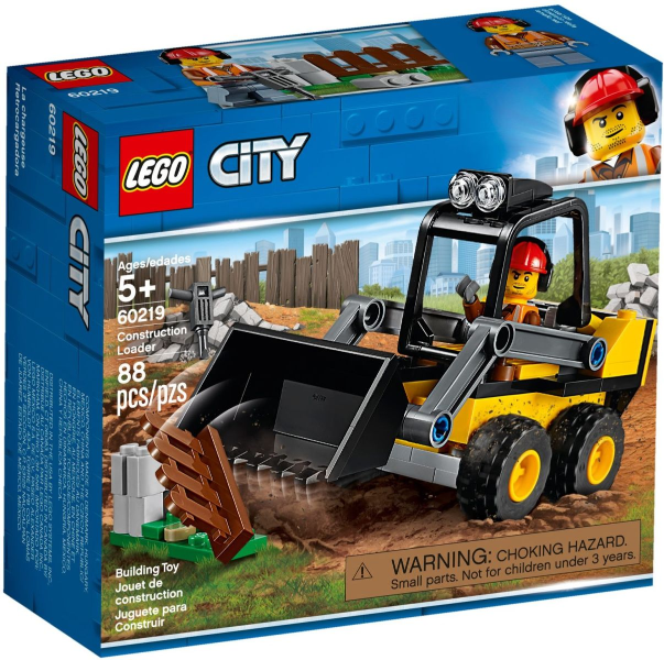 Box art for LEGO City Construction Loader 60219