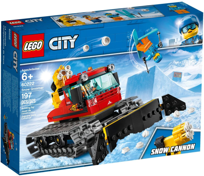 Box art for LEGO City Snow Groomer 60222